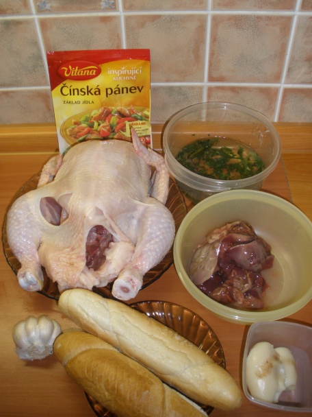 Pečené kurča s kuracou plnkou (fotorecept) - obrázok 1