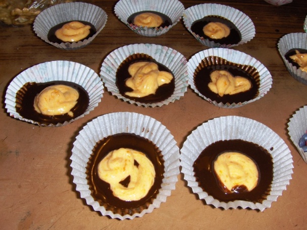 Čokoládové košíčky, nepečené, lacné (fotorecept) - obrázok 5