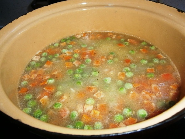 Polievka z husacích drobkov  a rizoto (fotorecept) - obrázok 7