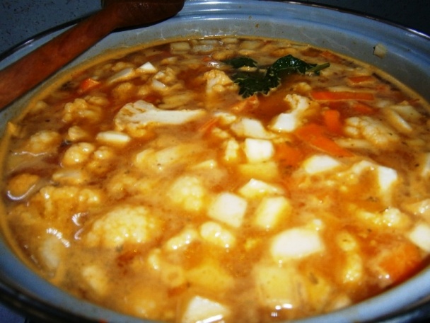 Karfiolová polievka (fotorecept) - obrázok 4