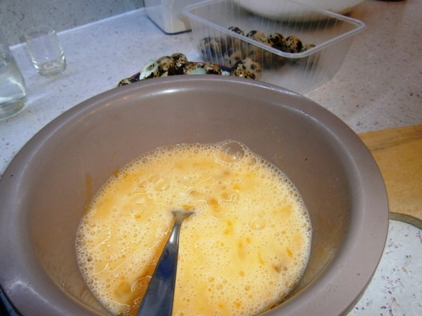 Praženica  z prepeličích vajíčok (fotorecept) - obrázok 4