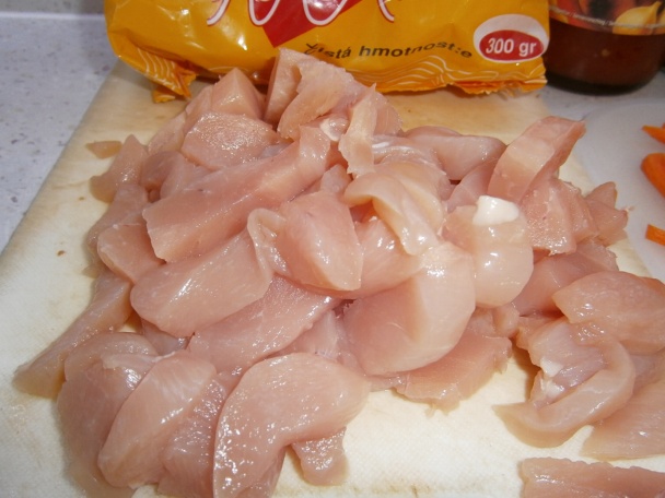 Cestoviny s kuracím mäsom (fotorecept) - obrázok 2