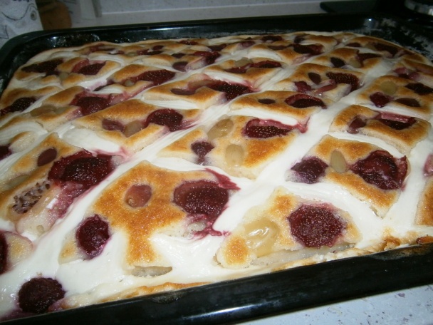 Pestrý koláč, bublanina (fotorecept) - obrázok 7