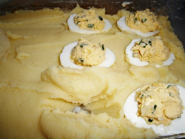 Zapečené plnené vajcia s bryndzou - obrázok 6