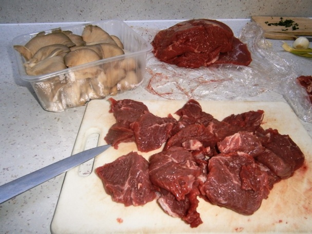 Hovädzie na hlive s ryžou (fotorecept) - obrázok 2