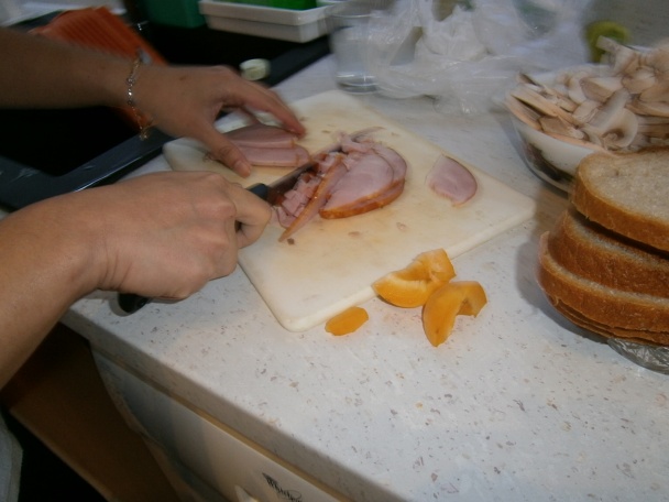 Fusilli s cuketou, šampiňónmi a šunkou (fotorecept) - obrázok 4