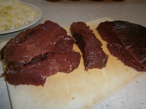 Hovädzie na suchohríboch s tarhoňou (fotorecept) - obrázok 1