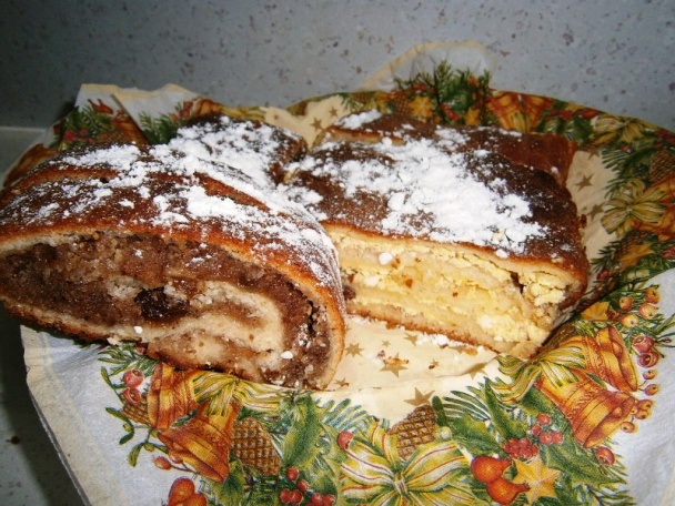 Čerešňová bublanina s posýpkou a orechami (fotorecept) - obrázok 7