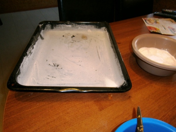 Zasnežený koláč s marhuľami (fotorecept) - obrázok 4