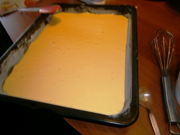 Zasnežený koláč s marhuľami (fotorecept) - obrázok 6