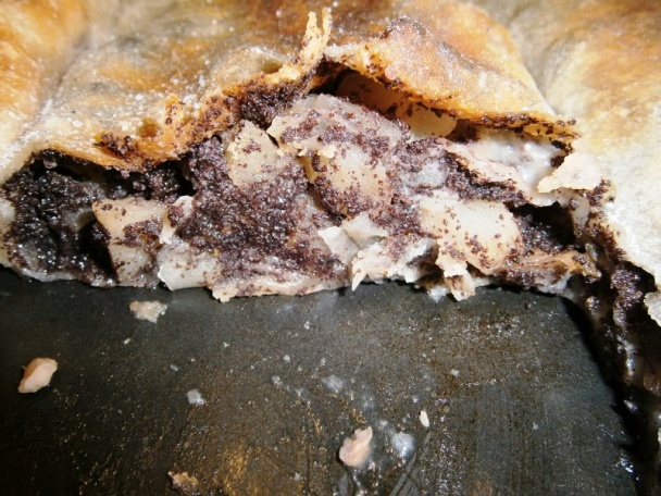 Jablkový závin z vaľkaného cesta s dvomi plnkami (fotorecept) - obrázok 15