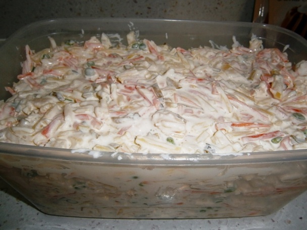 Majonézový a cibuľový  šalát (fotorecept) - obrázok 13