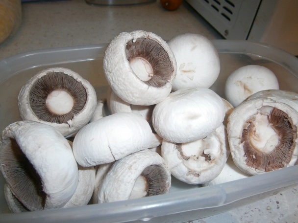 Plnené pečené šampiňóny (fotorecept) - obrázok 1