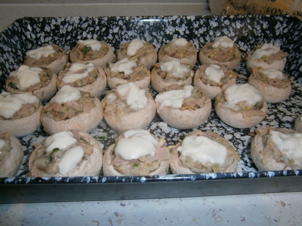 Plnené pečené šampiňóny (fotorecept) - obrázok 7