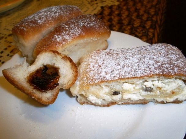 Tvarohový závin a buchty s čučoriedkovým lekvárom (fototrecept) - obrázok 10