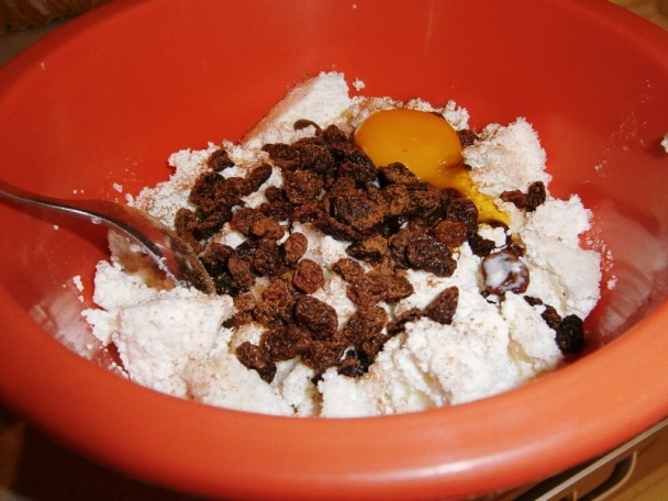 Tvarohovo- pudingová žemľovka s hruškami - fotorecept - obrázok 8