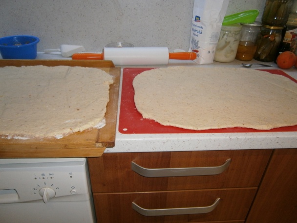 Prekladané oškvarkové pagáče (fotorecept) - obrázok 11