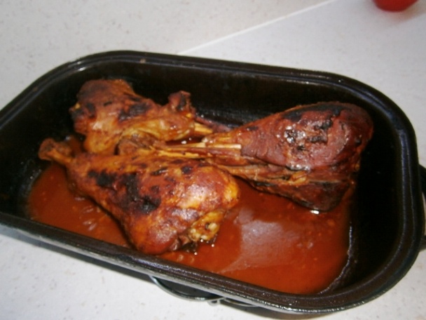 Medovo-citrónové morčacie stehná a stehná špikované údenou slaninou s cesnakom (fotorecept) - obrázok 8