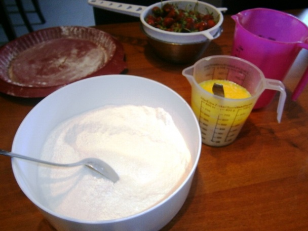 Jahodová torta so stečeným jogurtom (fotorecept) - obrázok 1