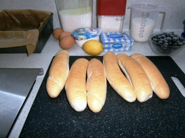 Tvarohová žemľovka s čučoriedkami (fotorecept) - obrázok 1