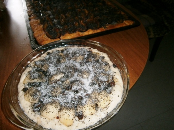 Hruškovo-makový kysnutý koláč s hrozienkami (fotorecept) - obrázok 2