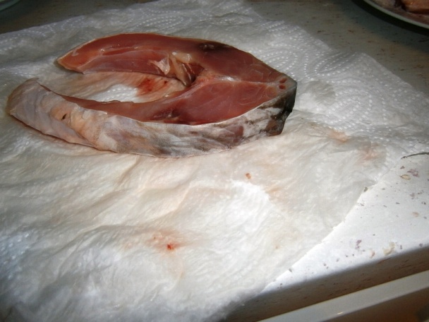 Kapor a baklažán s opečenými zemiakmi a miešaným šalátom (fotorecept) - obrázok 3