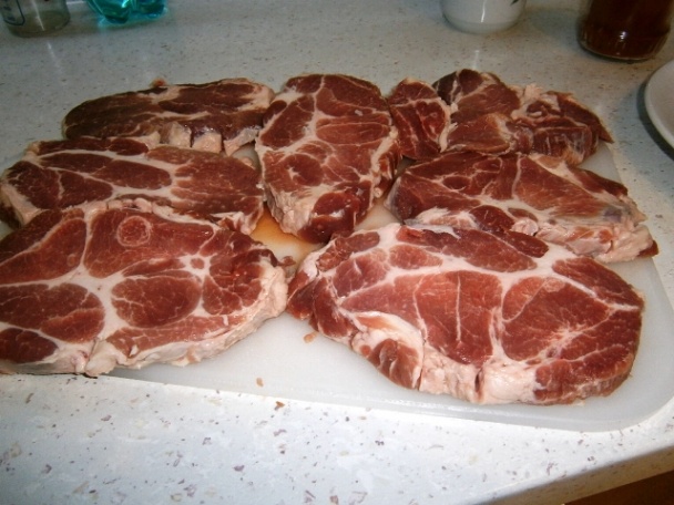 Bravčová krkovička so zemiakovou kašou (fotorecept) - obrázok 1