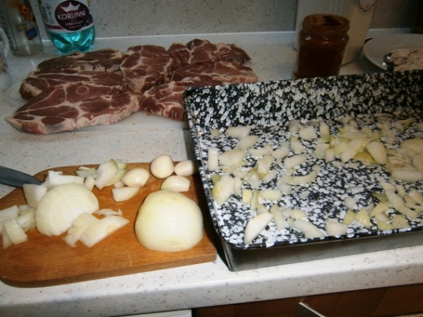 Bravčová krkovička so zemiakovou kašou (fotorecept) - obrázok 2