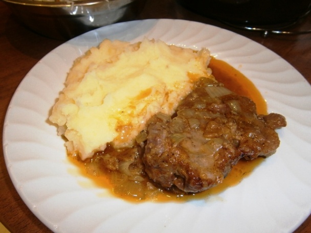 Bravčová krkovička so zemiakovou kašou (fotorecept) - obrázok 8