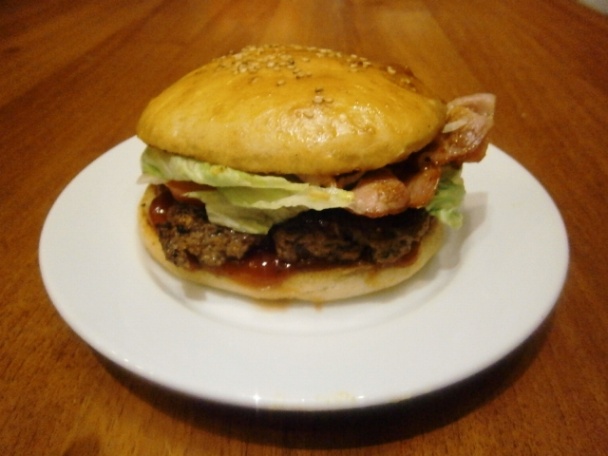 Hamburgerové žemle a hamburgre z hovädzieho mäsa (fotorecept) - obrázok 15