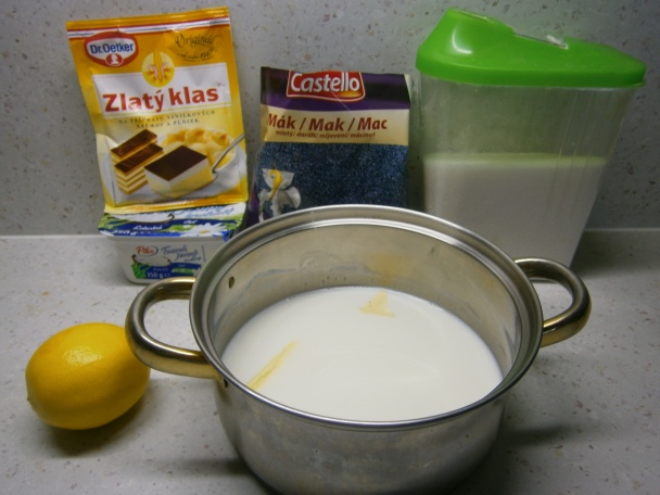 Makový koláč bez vajíčka s mrveničkou s mletými orechami (fotorecept) - obrázok 1