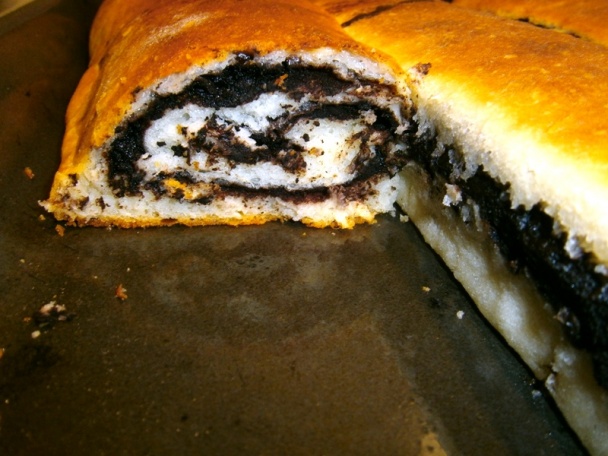 Kakaový koláč s bielkovou plnkou (fotorecept) - obrázok 9