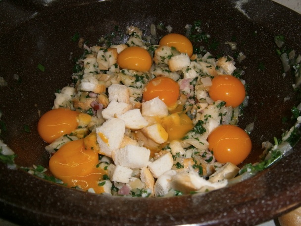 Stratené kura - zvlášť pečená plnka (fotorecept) - obrázok 3