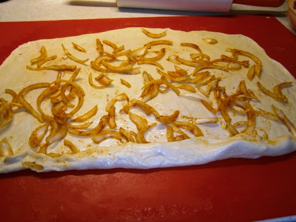 Börek plnený cibuľou (fotorecept) - obrázok 8