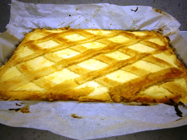 Mriežkový tvarohový koláč (fotorecept) - obrázok 5