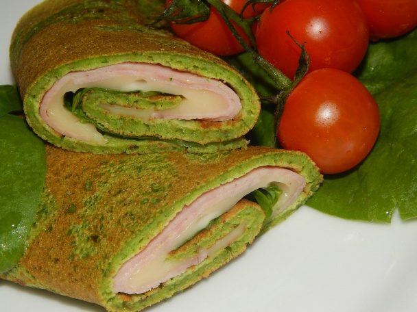 Zapečené plnené špenátové palacinky (fotorecept) - obrázok 5