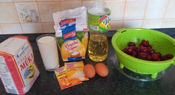 Čerešňový koláč bublanina (videorecept) - obrázok 1