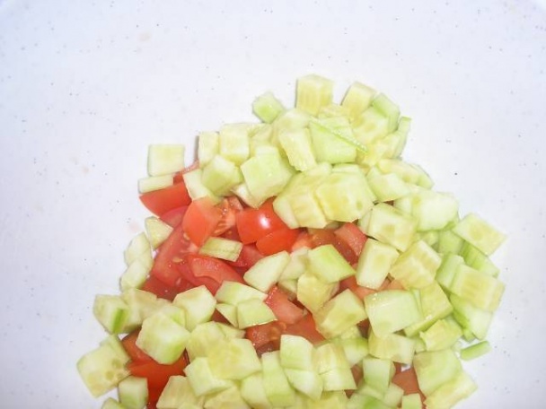 Šalát s cottage cheesom (fotorecept) - obrázok 3