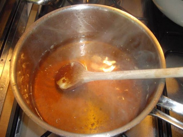 Karamelová voda na rezance (cestoviny, šúľance) (fotorecept) - obrázok 4