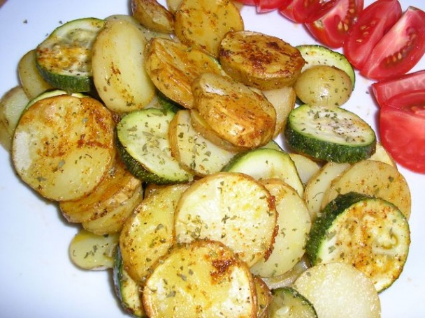 Zapekané nové zemiaky s cuketou (fotorecept) - obrázok 6