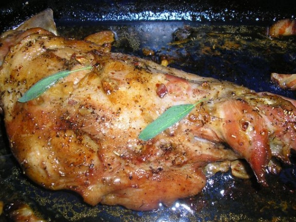 Jednoduché pečené jahňacie stehno (fotorecept) - obrázok 8