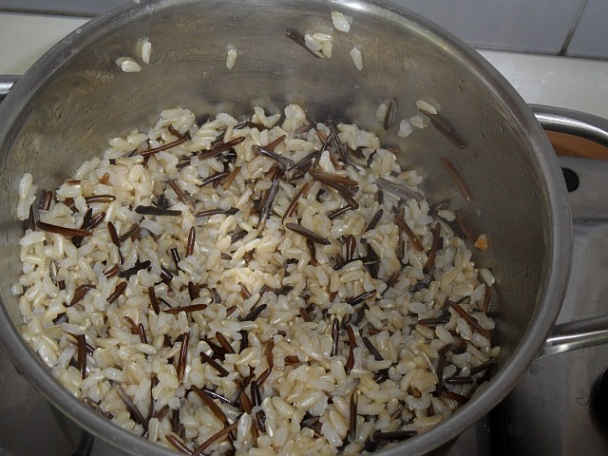 Ryžová panvica s kelom a hubami (fotorecept) - obrázok 2