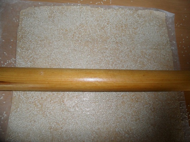 Slané špaldové krekry so sézamom podľa Hanky Zemanovej (fotorecept) - obrázok 6