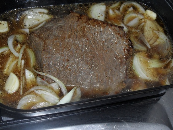 Pomaly pečené hovädzie s kávou (fotorecept)  - obrázok 5