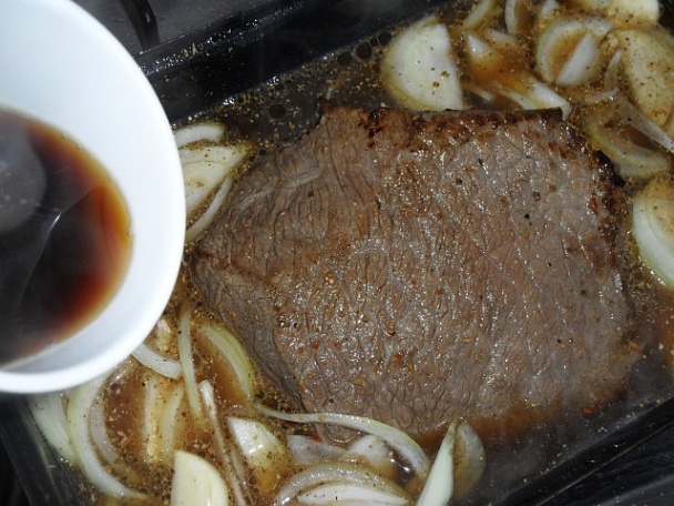 Pomaly pečené hovädzie s kávou (fotorecept)  - obrázok 6