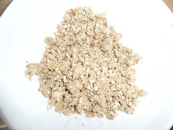 Zapečené ovocie s mandľovou posýpkou (fotorecept) - obrázok 3