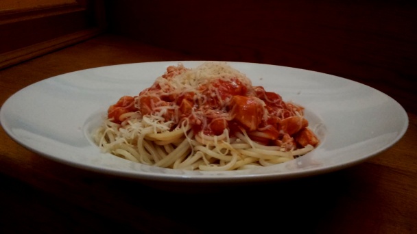 Špagety s kuracím mäsom (fotorecept) - obrázok 7