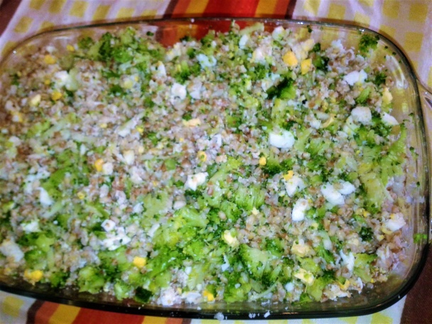 Zapečená brokolica s krúpami a pohánkou (fotorecept)  - obrázok 2