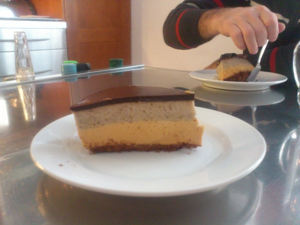 Tortička s banánovou a karamelovou penou - obrázok 3