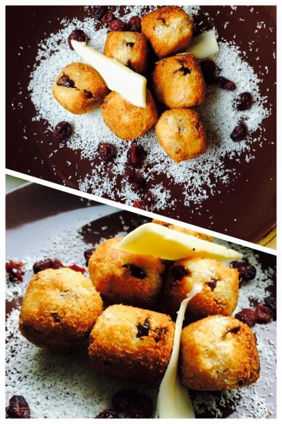 Kokosovo-brusnicové guľky - obrázok 1